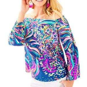 ISO Lilly Pulitzer Adira or heron top